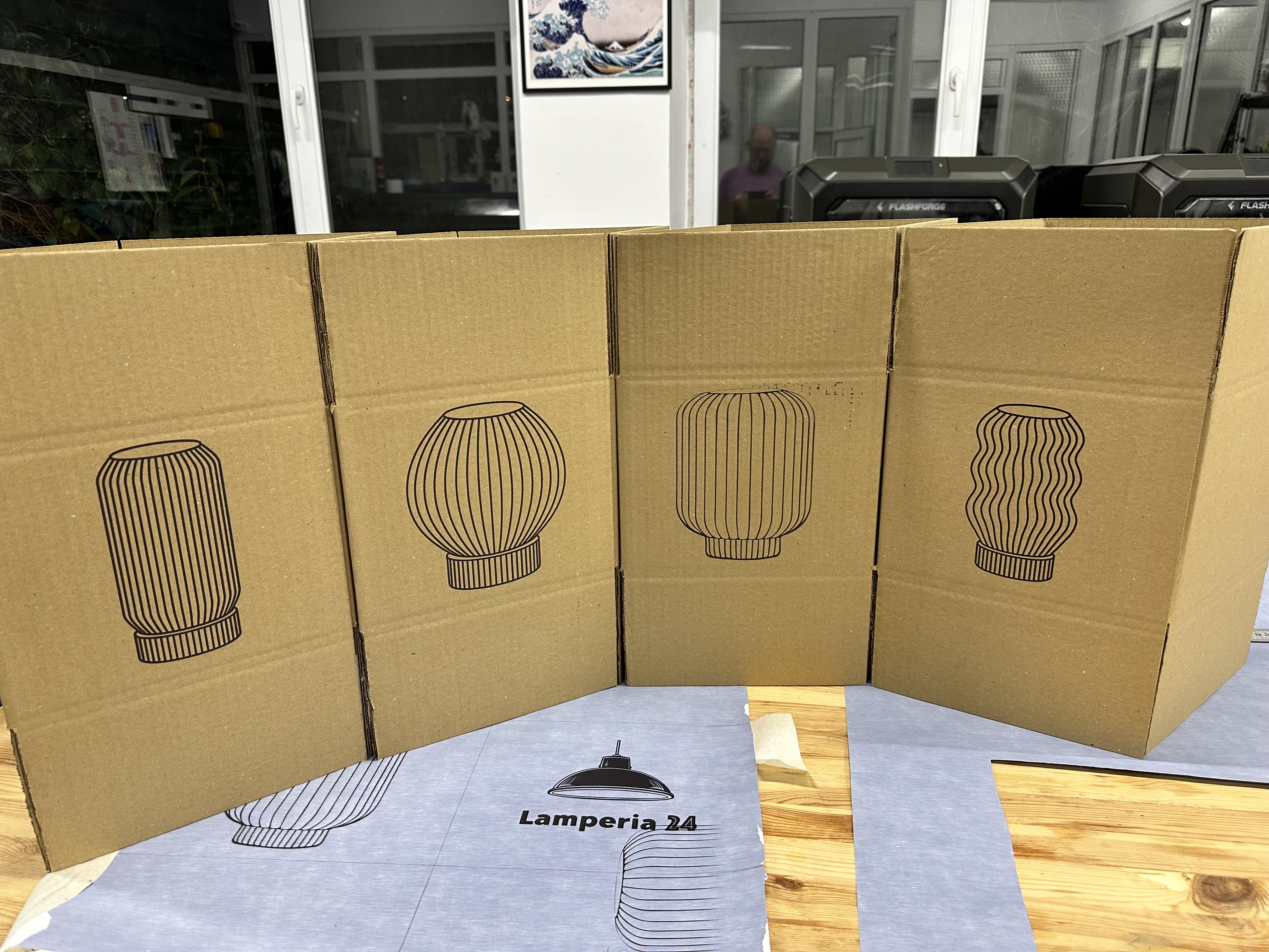 Finishing and shipping