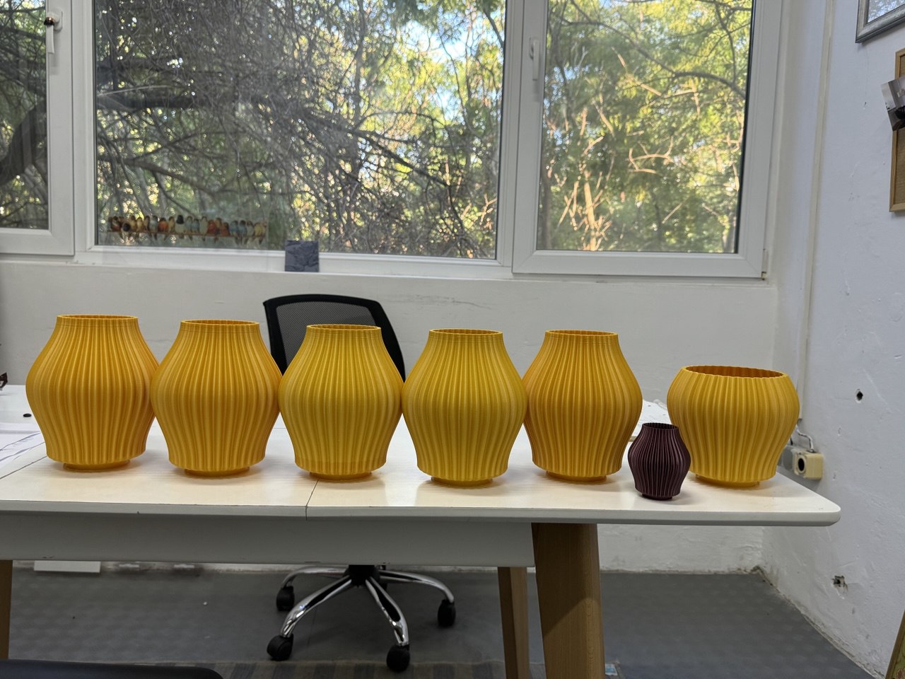 3D printers in action